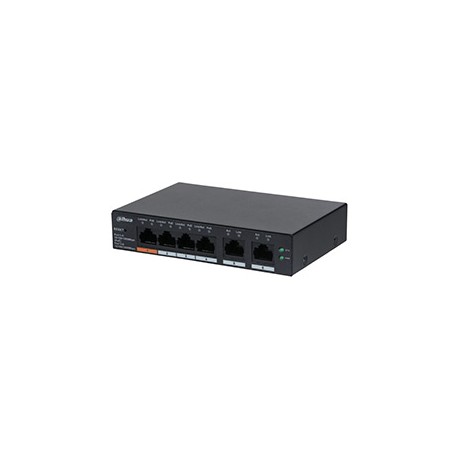 Dahua DH-CS4006-4GT-60 6-poorts cloudbeheerde Gigabit desktopswitch met 4-poorts PoE