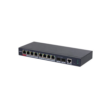 Dahua DH-S4210-8GT-110 10-poorts beheerde gigabit-switch met 8-poorts PoE