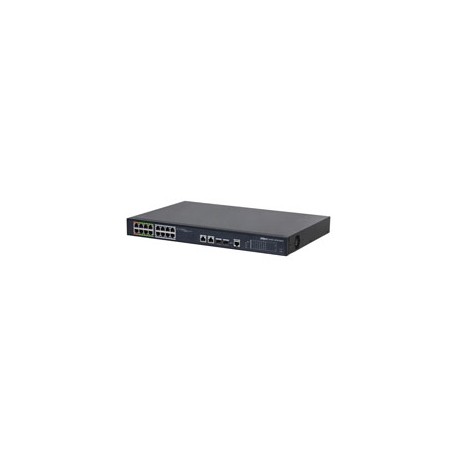 Dahua DH-LR2218-16ET-240-V2 web managed switch 16 poorts met ePoE, 16*10/100 Base-T