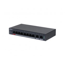 Dahua DH-CS4010-8GT-110 10-poorts cloudbeheerde Gigabit desktopswitch met 8-poorts PoE